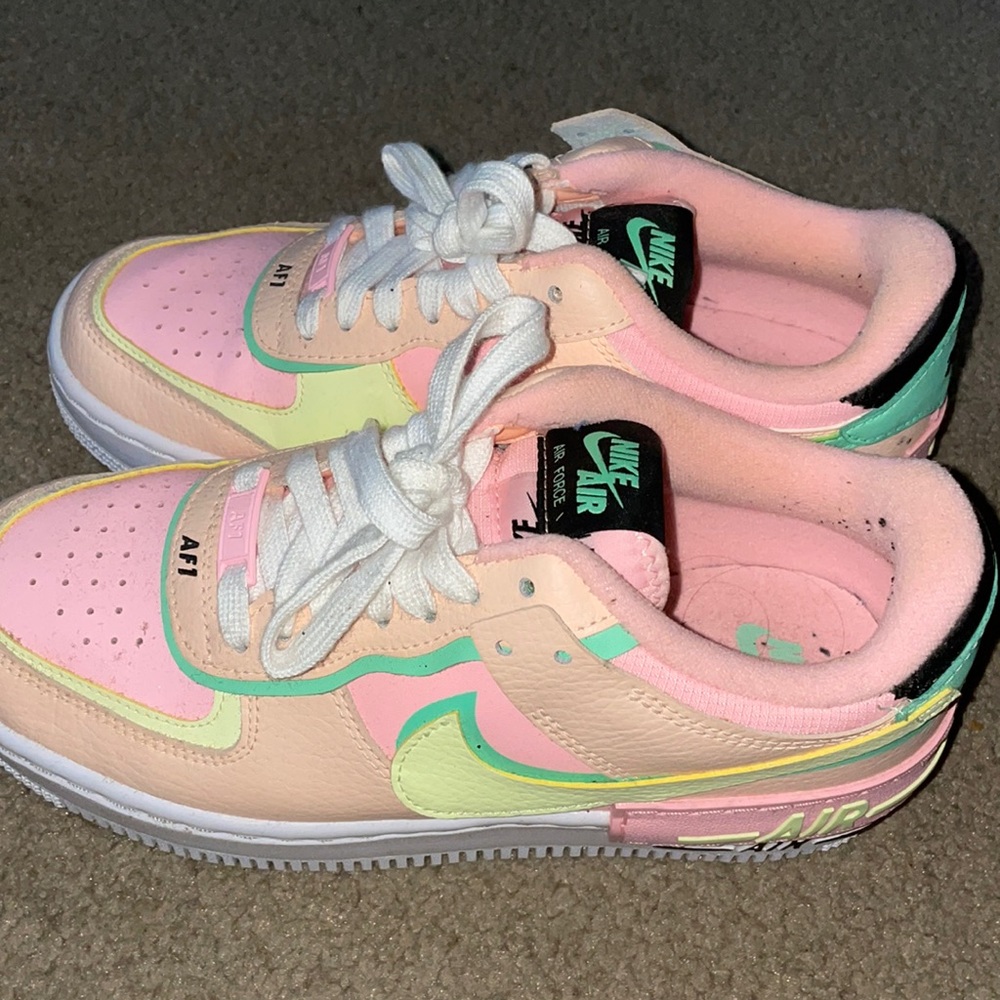 Light Pink Shadow Air Forces